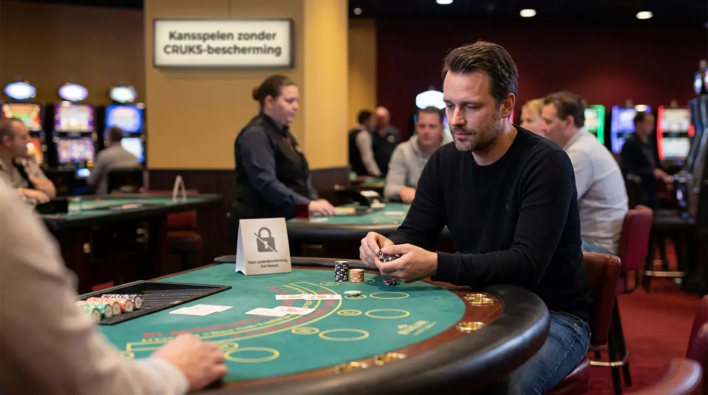De gevaren van een casino zonder CRUKS-bescherming, met verlies van spelersbescherming buiten het toezicht