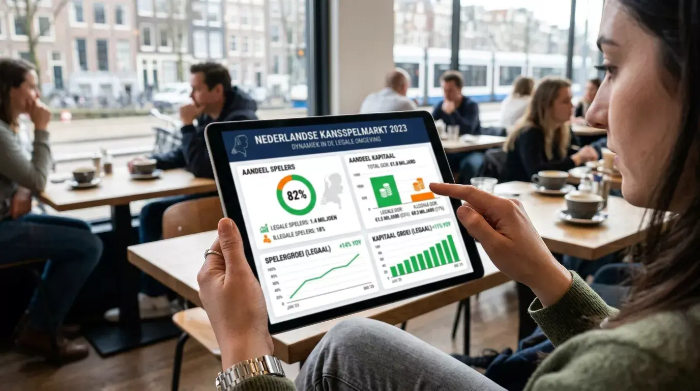 Kanalisatie van de Nederlandse gokmarkt, het aandeel spelers en geld in het legale circuit in cijfers