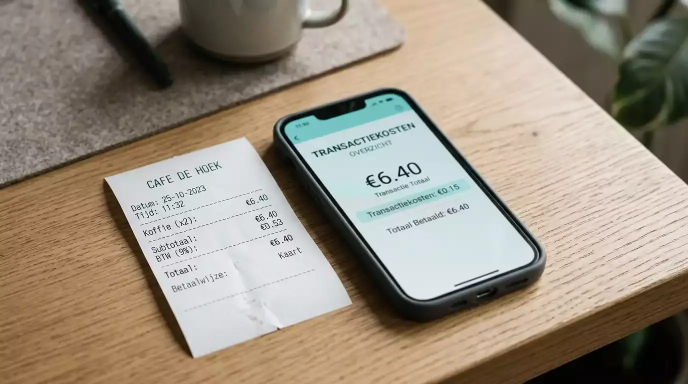Vergelijking van de transactiekosten van een Sofort-storting tegenover een gratis iDEAL-betaling